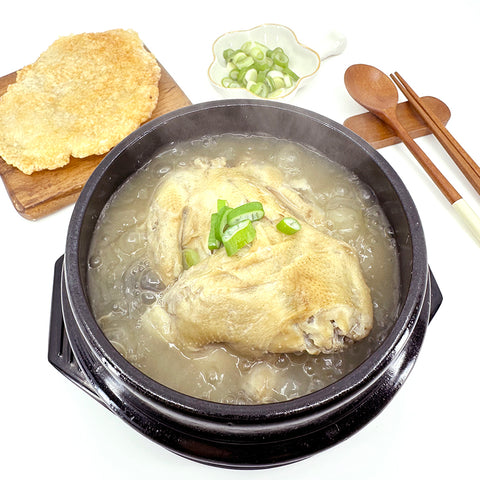 Korean Chicken Soup (찹쌀 누룽지 삼계탕)