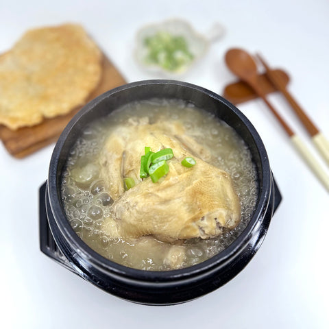 Korean Chicken Soup (찹쌀 누룽지 삼계탕)