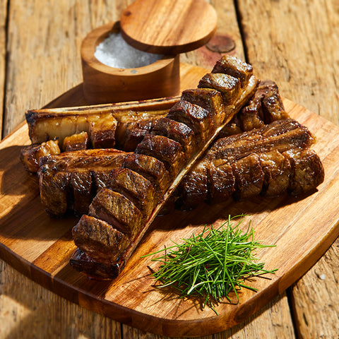 Prime short rib sliced 1&1/2" cut (칼집 낸 우대갈비)