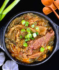 Spicy Napa Cabbage and Galbi Soup (매운 우거지 갈비탕)